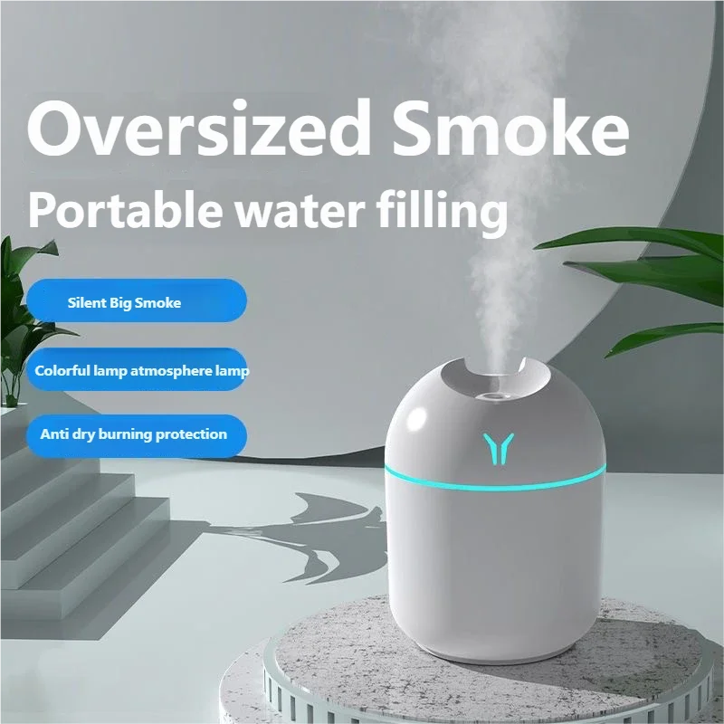Mini Large Mist Volume USB Air Humidifier Household Small Desktop Intelligent Car New Aromatherapy Machine