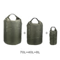 8L 40L 70L Waterproof Storage Bag Outdoor Traveling Carrying Bags For Boating Kayaking Canoeing Floating Dry Sack Pouch Portable