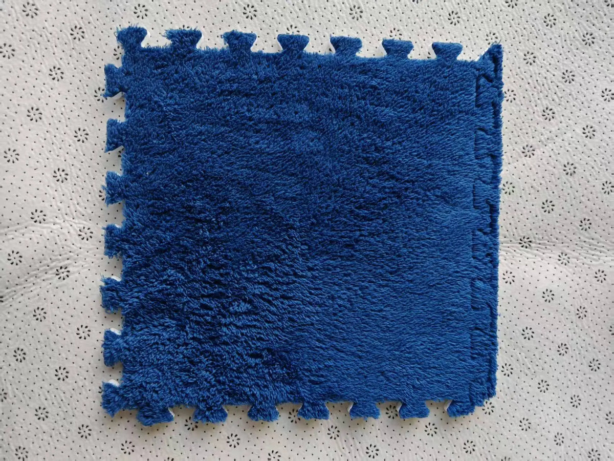 30*30CM Soft Plush Children Kids Rug Play Mat Puzzle Carpet Warm Playmat Interlocking Exercise Tiles Floor Carpet Decoration Mat