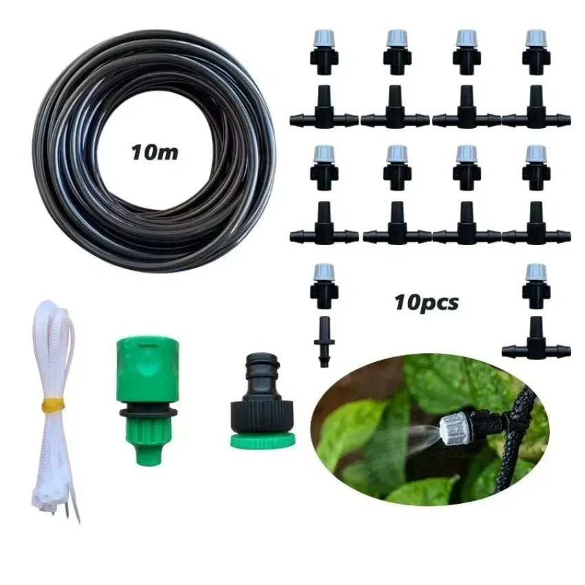 1 Pcs 10m Sprinkler Sprinkler Spray Spray Cooling Nozzle Agriculture Spray System Garden Household Watering Tools New Irrigation