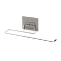 1/4 Of The Kitchen Wall Hanging Paper Towel Rack, Perforation-Free Dish Cloth, Plastic Wrap Stainless Steel Organizer Hooks