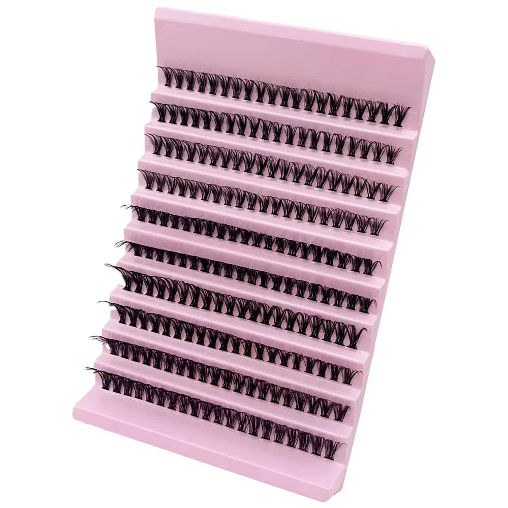 Individual Lashes 8-16mm 200pcs Cluster Lashes | Natural Look Mixed Tray for DIY Eyelash Extension
