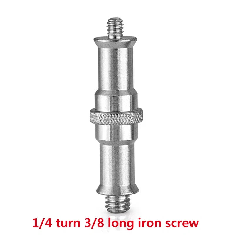 1/4 turn 3/8 socket stud male adapter metal camera screw photo hand tool umbrella flash tripod photo studio accessories
