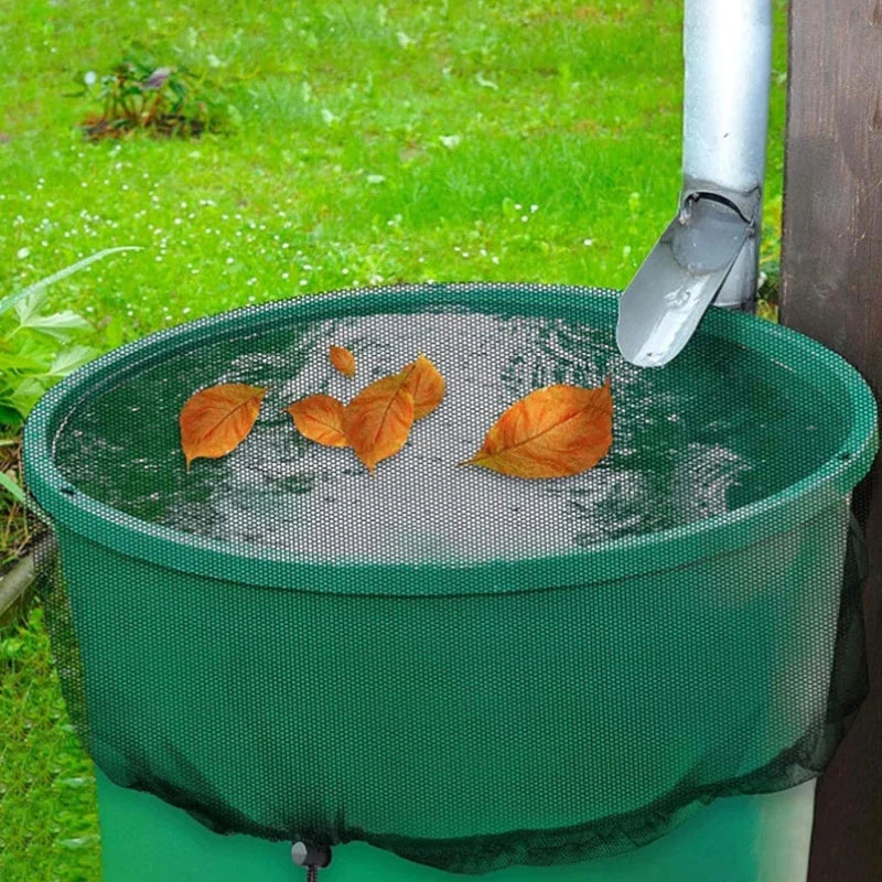 2/1pcs Mesh Cover Netting for Rain Barrels Water Collection Buckets Tank Raindrop Harvesting Tool Anti-Mosquito Water Protection