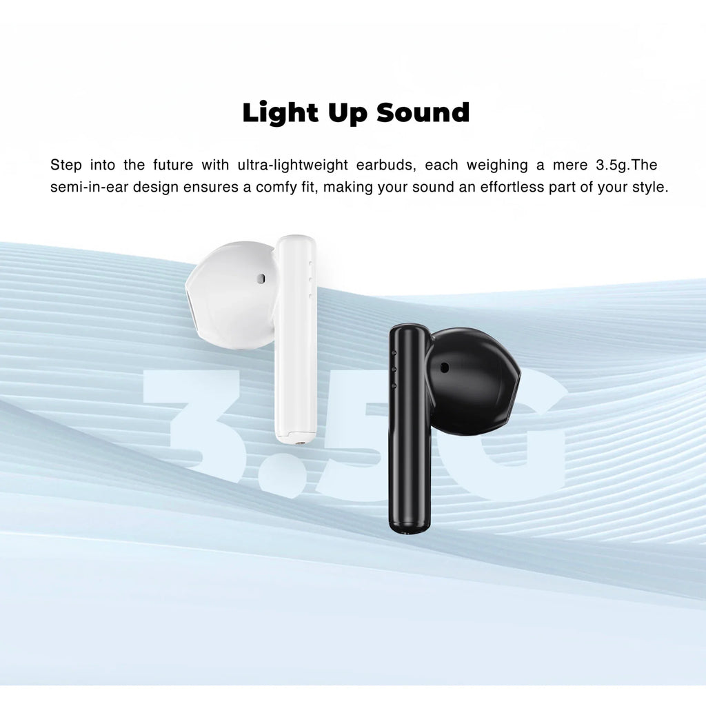 Black Shark Lucifer T9 Wireless Earphones, TWS Bluetooth 5.3 Gaming Earbuds, 40h Playback 13mm Dynamic Driver IPX4 Waterproof