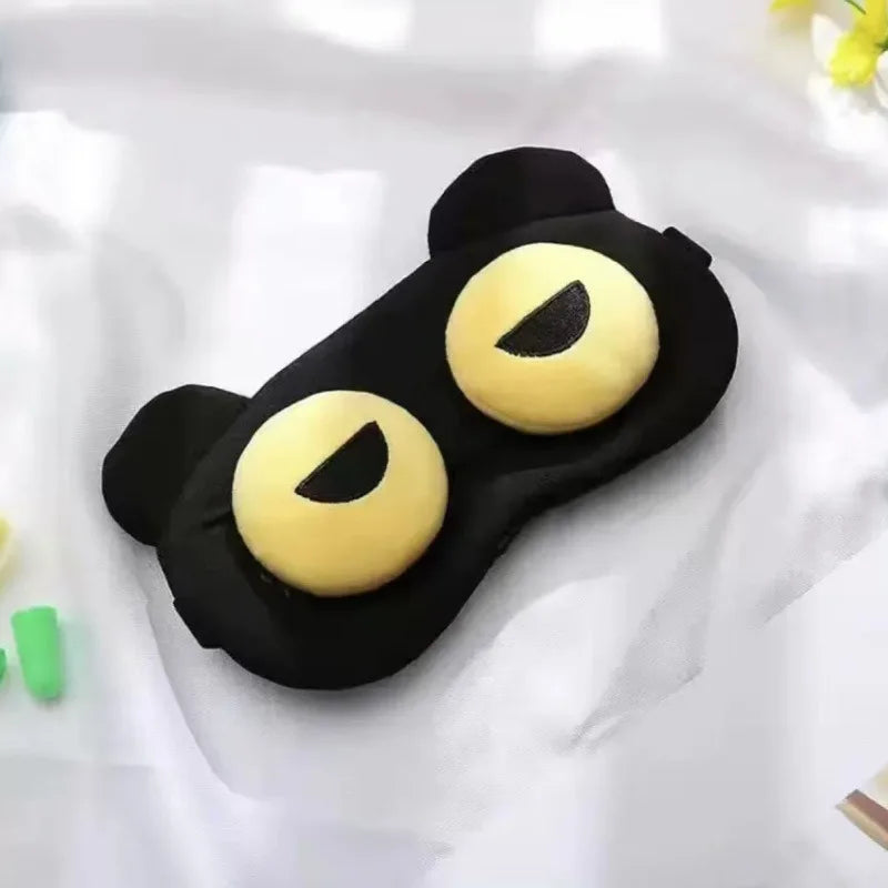 Cute Sleep Eye Mask for Kids and Students | Light Blocking Eye Cover