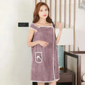 Women's Wearable Bath Towel, Fast Drying Robe for Shower, Beach, Spa, Gym, Soft absorbent Bathing Wrap for Ladies & Girls