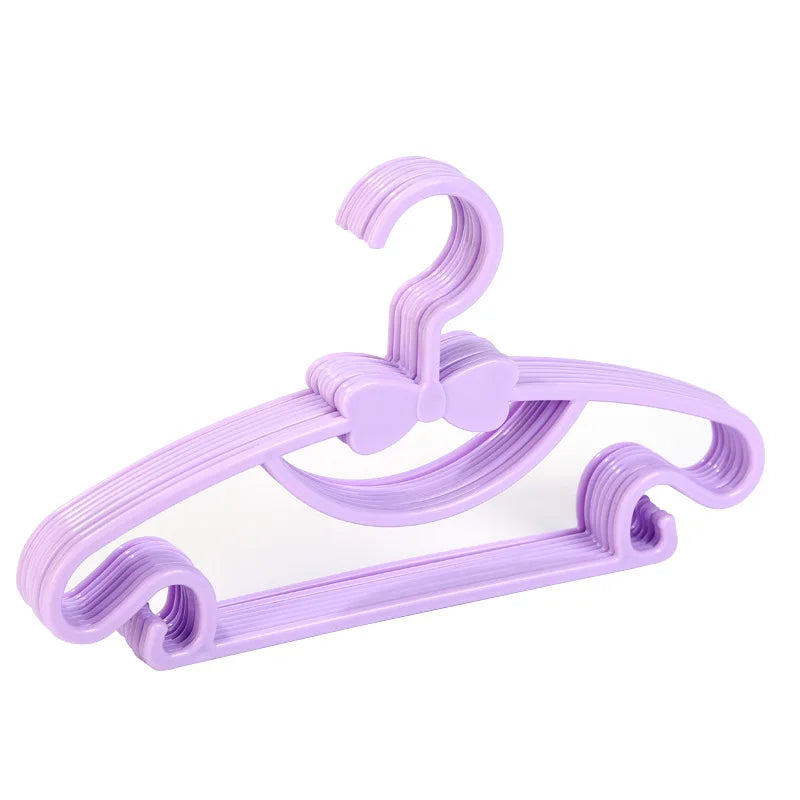 10/20/50pcs Baby Hangers Children Coats Storage Hanger Closet Organizer Kids Clothes Hanger Racks Portable Plastic Hangers Home