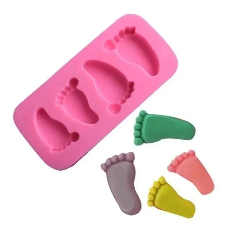 1Pc Foot Silicone Cake Mold, Chocolate Fondant Cake Decorating Tool, Bakeware Pudding Baking Paste Mold.