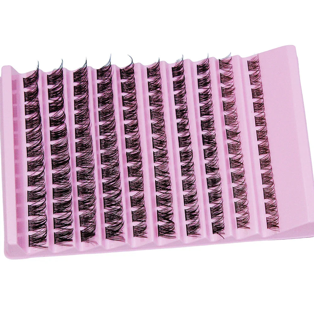 120 Pcs Cluster Lashes 8-16mm | Wispy Individual DIY Eyelash Extensions