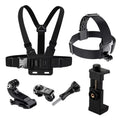 360° Rotate Climbing Cycling Phone Stand Bike Motorcycle GPS Live First-Person-View Camera/Mobile Phone Holder With Chest Strap
