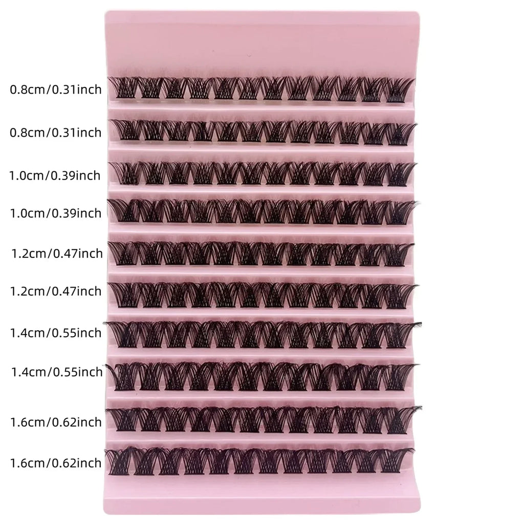 Lash Clusters 120pcs | DIY Natural Look D Curl Fluffy Eyelash Extensions