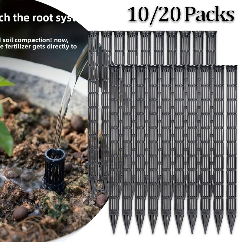 10/20Pcs Plant Aeration Tubes for Pots -Root Rot Prevention,Prevent Overwatering for Healthy Roots, Gardening Tools Suitable
