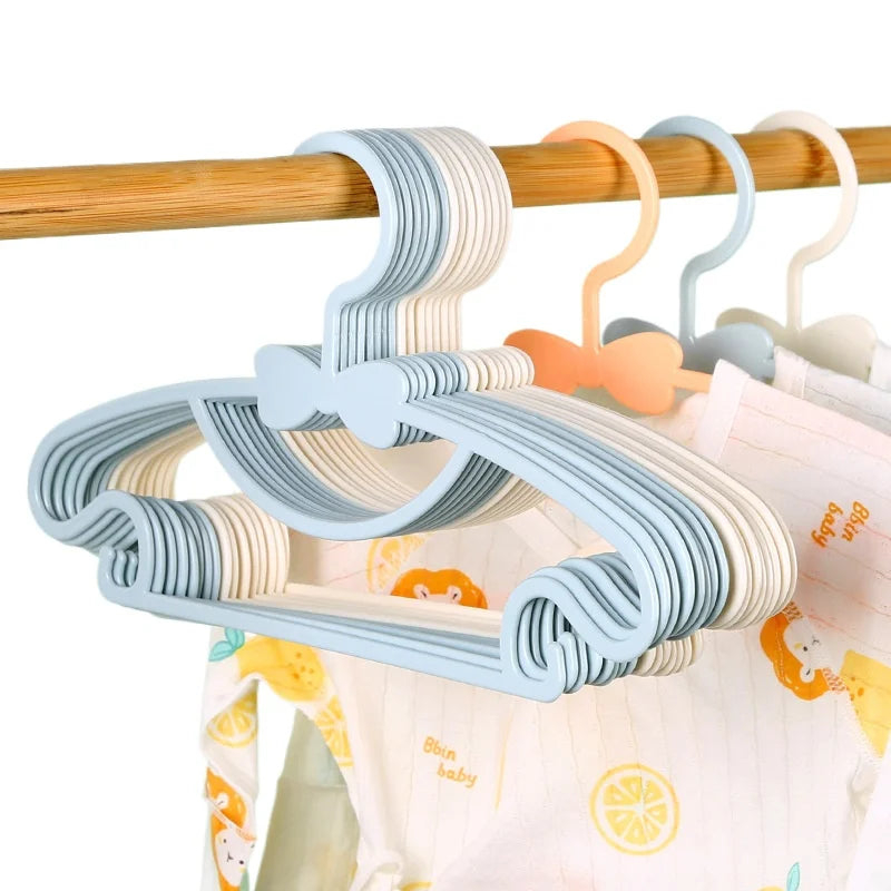 10/20/50pcs Baby Hangers Children Coats Storage Hanger Closet Organizer Kids Clothes Hanger Racks Portable Plastic Hangers Home