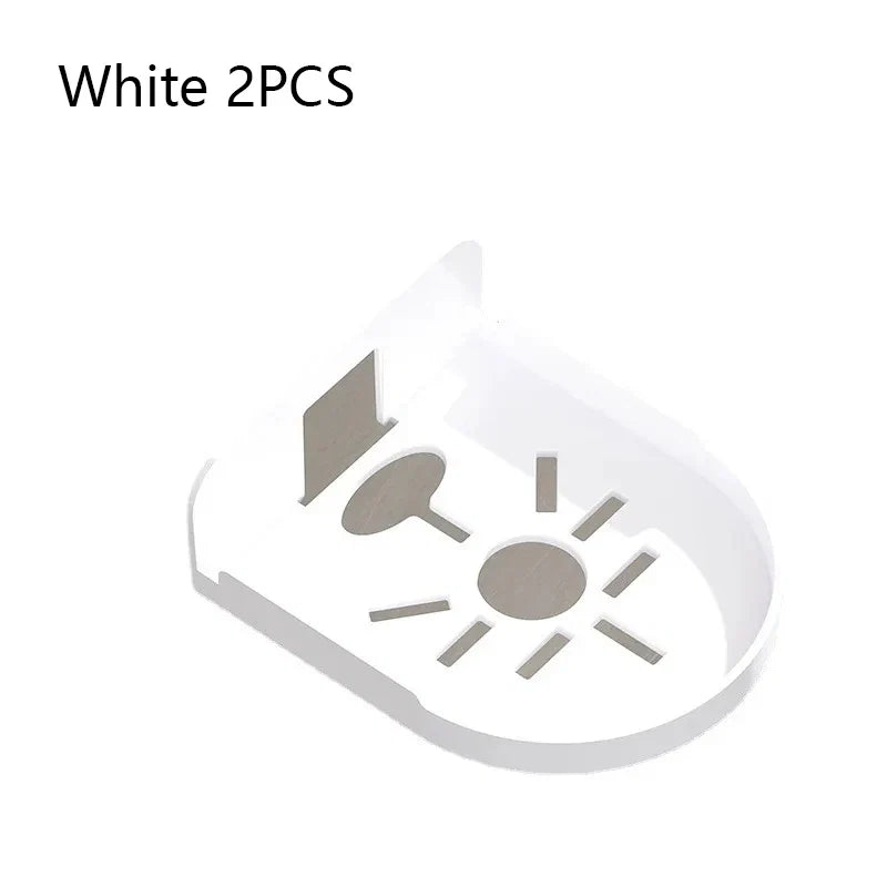 1/2PCS Wall Mounted Camera Bracket Adhesive, No Drilling, Household Indoor Storage, Fixed Monitoring Rack, Tray, Item Storage