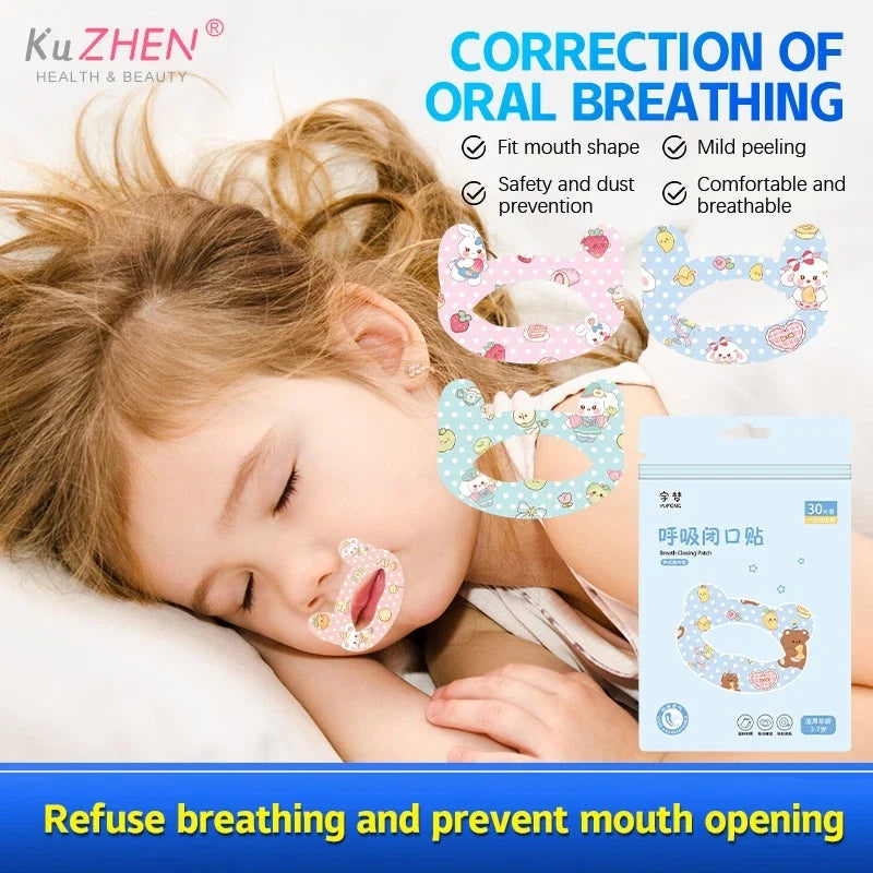30 Anti-Snoring Stickers for Better Sleep | Mouth Breathing Correction Patches