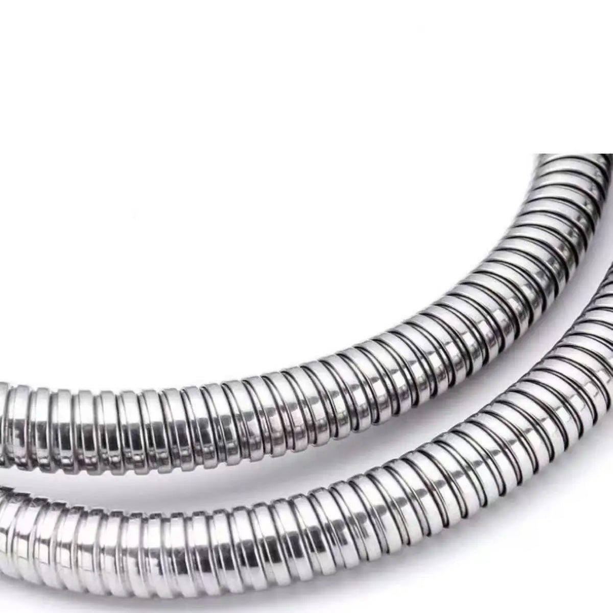 1pcs 2M Stainless Steel Hose Extension Tube Bathroom Shower Tube Extension Tube Water Pipe Draw Tube Bathroom Accessories