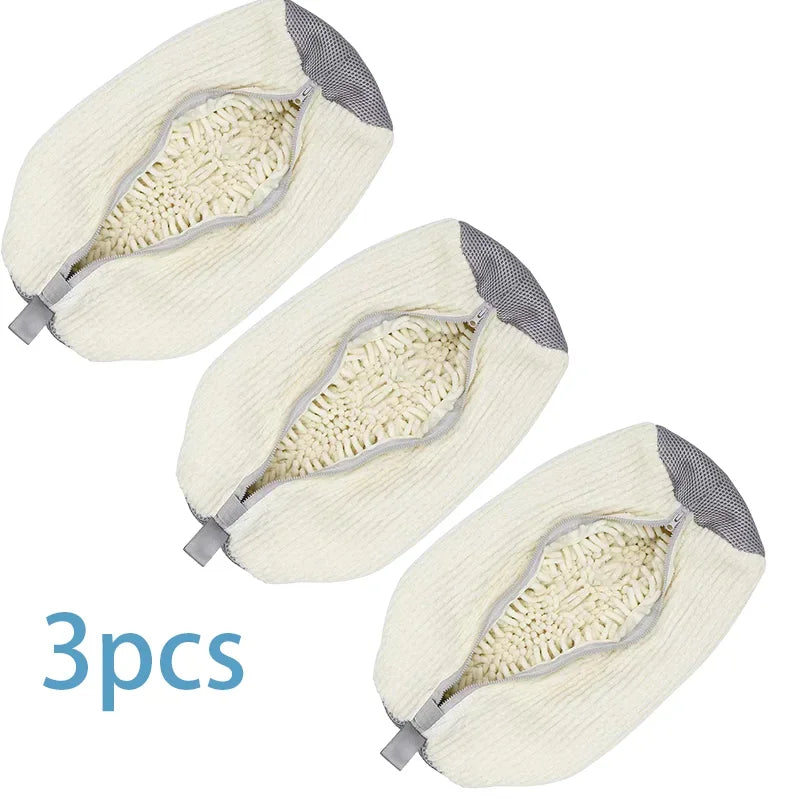 1/2/3PCS Special Shoe Washing Bag 360° Deep Clean Durable Sneaker Tennis Shoes Cleaning Bag With Zipper for All Shoes Size Type