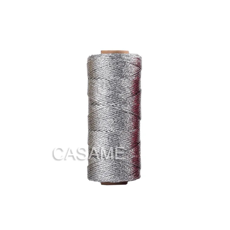 1.5mm 100m Rope Gold Silver Cord Gift Packaging String For Jewelry Making Lanyard Thread Cord DIY Bracelet Christmas Home Decor