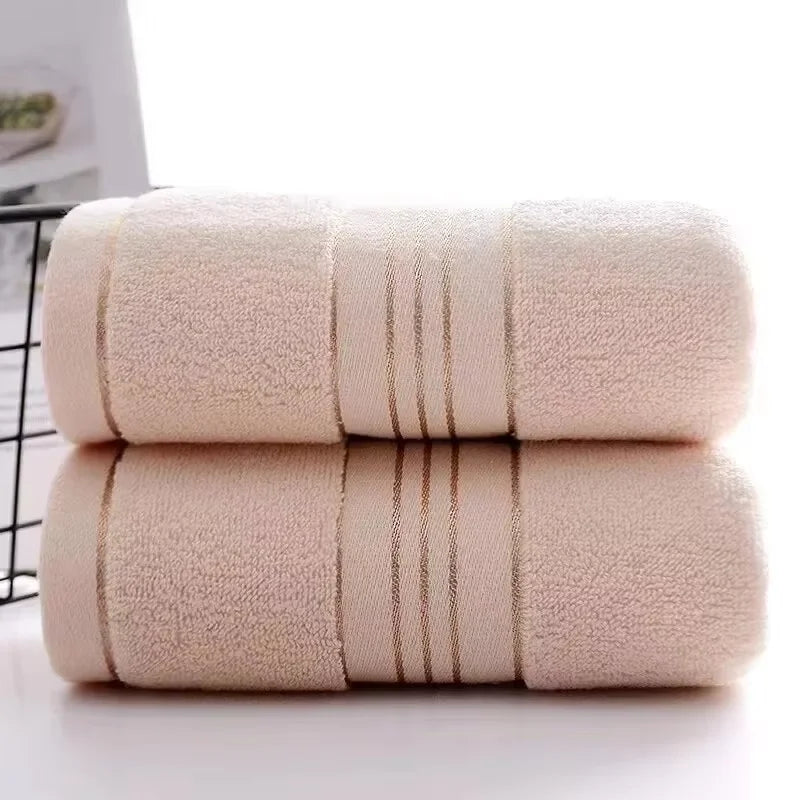 1 Towel Thickened Absorbent Towel Pure Cotton Quick Absorbent Soft Quick Dry Thickened Face Towel