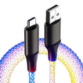 RGB Fast Charging USB to C Cable Colorful Streamer Glowing Line