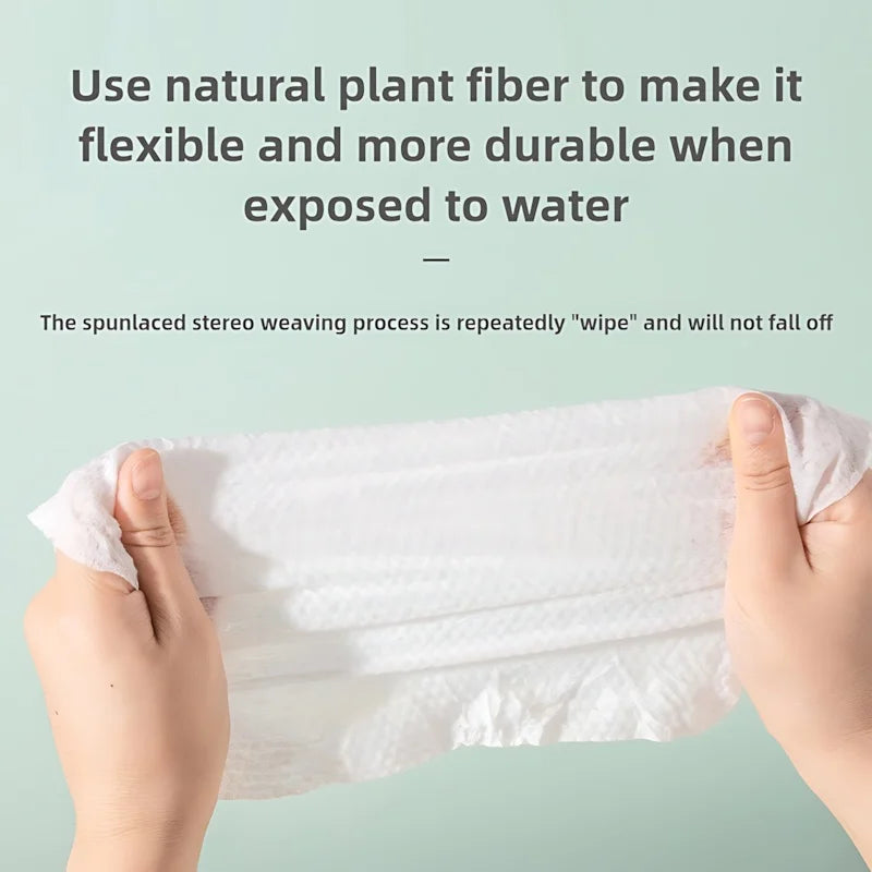 1 Pcs Compressed Cotton Disposable Face Towels, for Travel. 14x7cm, Soft, Individually Wrapped, Hygienic
