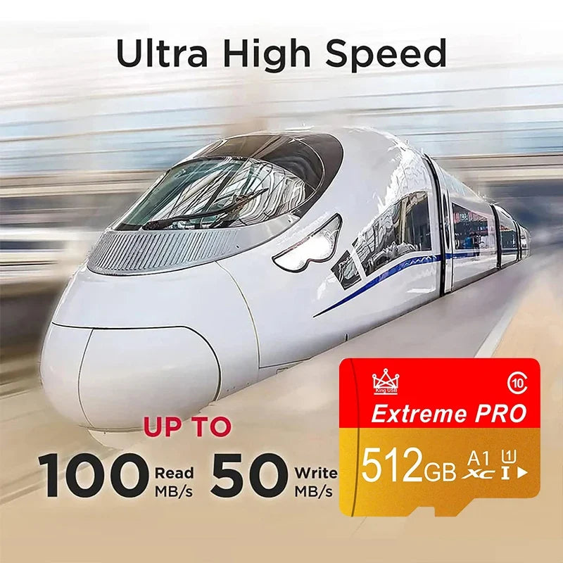 Micro Class10 32/64/128/256/512gb Memory for Smartphone Original Tf Flash Card Flash Class 10 U3 High Quality Premium High Speed