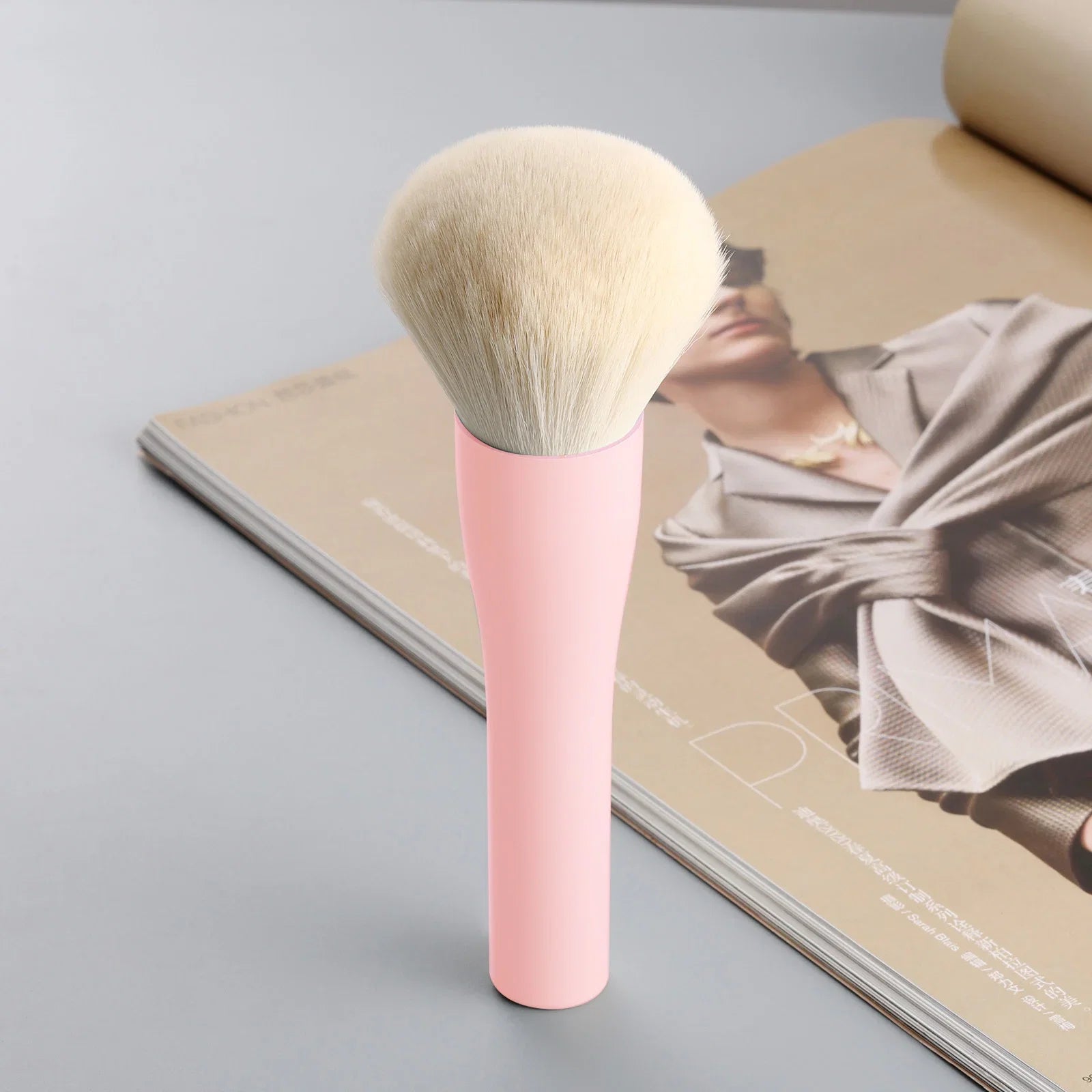 Large Fluffy Powder Brush | Professional Synthetic Bristles for All Skin Types