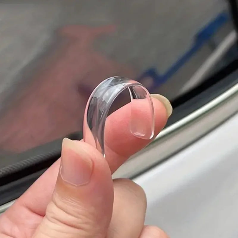 10PCS Transparent Door Impact Mats, Silicone Seal, Household Transparent Impact Seal Tape, Transparent Mute Strip