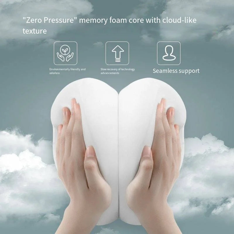 Two-In-One Lumbar Support Cushion, Memory Slow Rebound, Scientifically Designed Arc, Solving The Problem Of Lower Back Pain