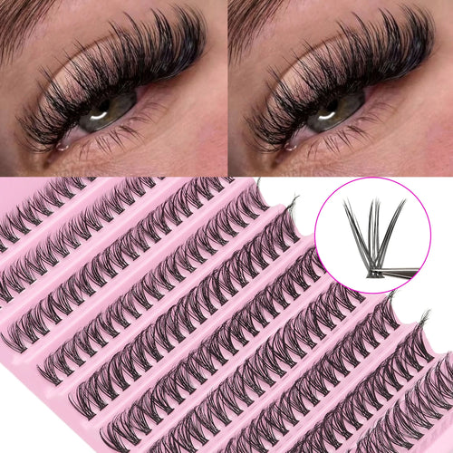200pcs 30D Cluster False Eyelashes Set | DIY Eyelash Extensions