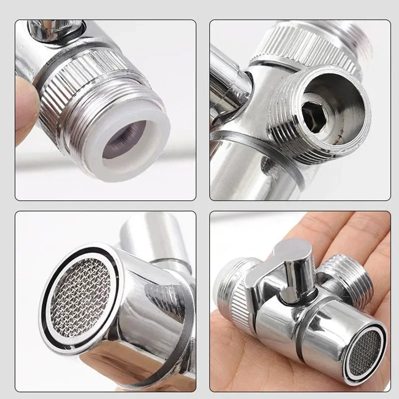 M22/M24 Switch Faucet Adapter Kitchen Sink Splitter Diverter Valve Water Tap Connector for Toilet Bidet Shower Bathroom Kitchen