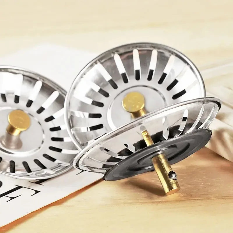 1pc/2pcs Kitchen Sink Strainer Stopper Waste Plug Sink Filter Filtre Sink Strainer Filter Floor Drain Kitchen Tools