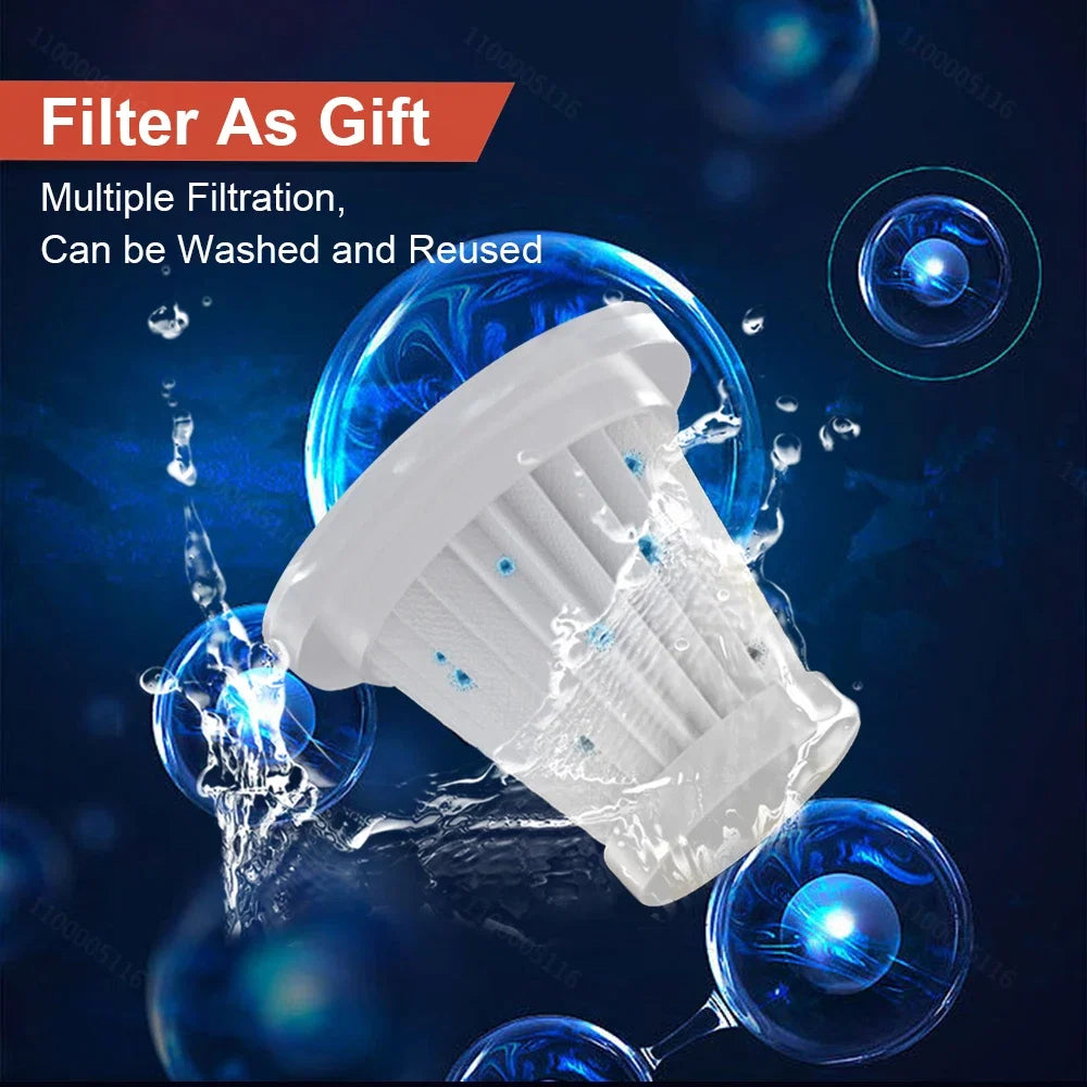 Car Wireless Vacuum Cleaner Strong Suction Handheld  Wet Dry Auto Vacuum Home & Car Dual Use Mini Vacuum Cleaner Home Appliance