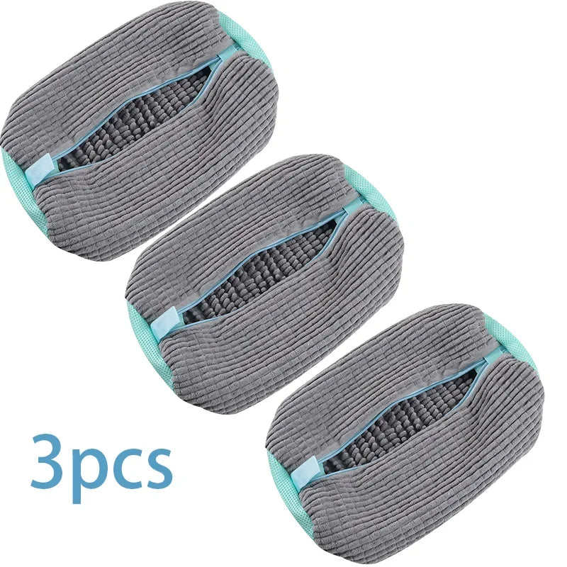1/2/3PCS Special Shoe Washing Bag 360° Deep Clean Durable Sneaker Tennis Shoes Cleaning Bag With Zipper for All Shoes Size Type