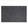 Modern Minimalist Square Floor Mat - Durable, Stain/Fade Resistant, Non-Slip Rubber Backing, Machine Washable for Indoor/Outdoor