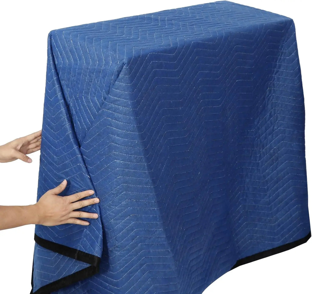 Heavy Duty Quilted Moving Blankets, 80’’x 72’’ Furniture Shipping Moving Pads, Padded Moving Blankets, Moving Supplies, 24 Pack
