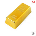 Fake Gold Bar Plastic Golden Paperweight Home Decor Bullion Simulation Decoration Crafts Creative Brick Toy Shop
