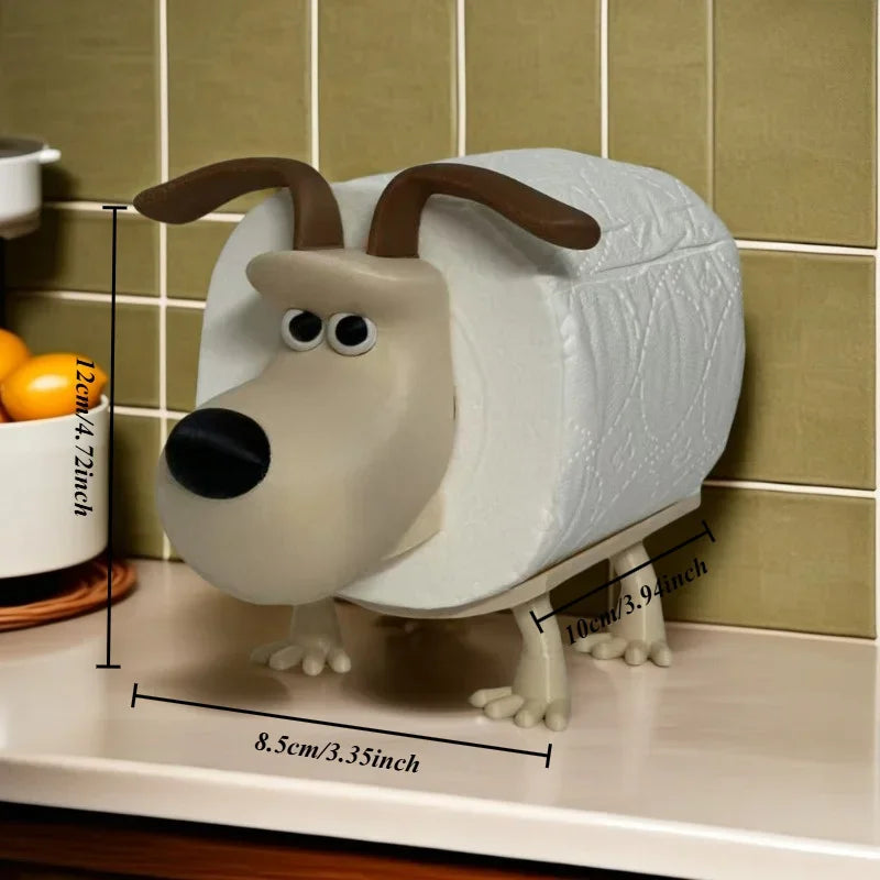 Puppy Toilet Holder Home Decor Bathroom Accessory Storage Suitable for Toilets for Bathrooms Kitchens Living Rooms Unique Gift