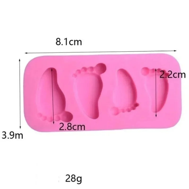1Pc Foot Silicone Cake Mold, Chocolate Fondant Cake Decorating Tool, Bakeware Pudding Baking Paste Mold.