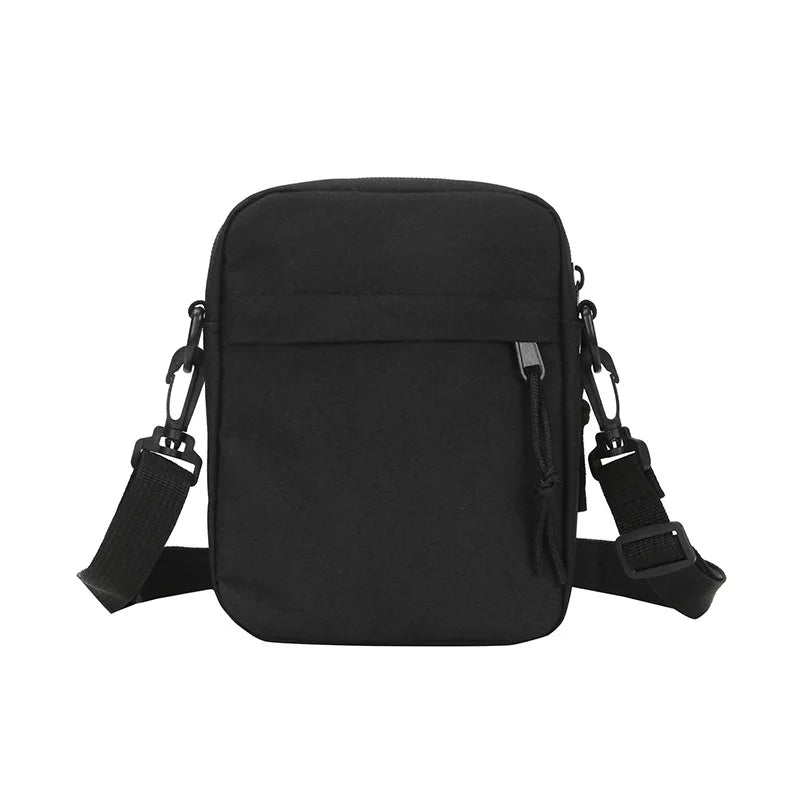 Canvas Women's Crossbody Bag Trend Shoulder Handbag Korean Solid Color Student Phone Bag Simple Shopper Bags Purse