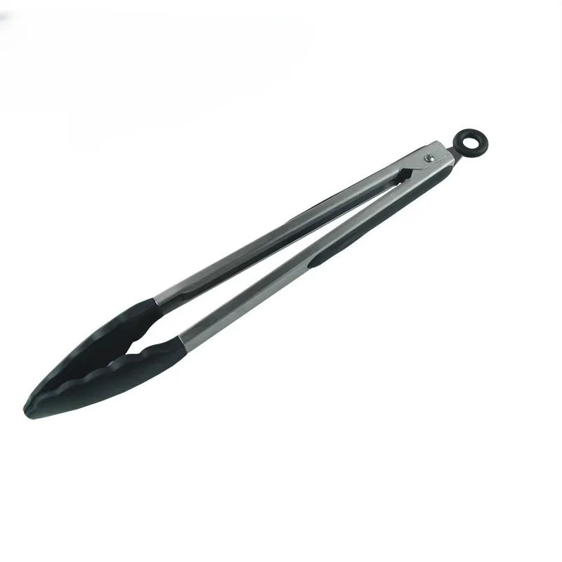 Choose Your Perfect Tongs: 7" (Precise) / 9" (All-Purpose) / 12" (BBQ) - All with Silicone Tips & Lock