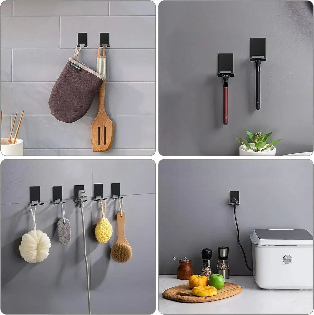 Shaving Razor Holder Multi-function Men Shaving Shaver Storage Hook Wall Shelf Razor Rack Bathroom Kitchen Accessories Hooks