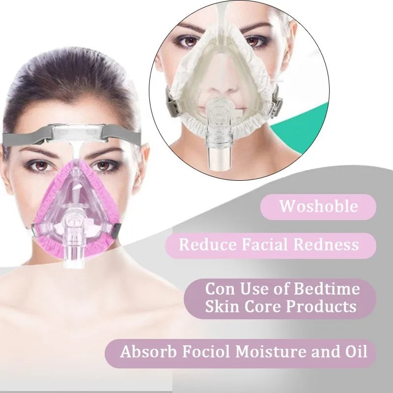 CPAP Mask Liners Reusable Fabric Comfort Covers | Reduce Air Leaks and Skin Irritation