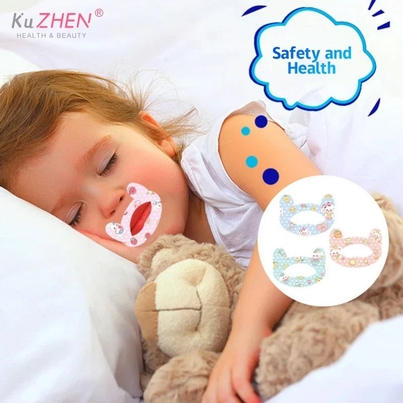 30 Anti-Snoring Stickers for Better Sleep | Mouth Breathing Correction Patches