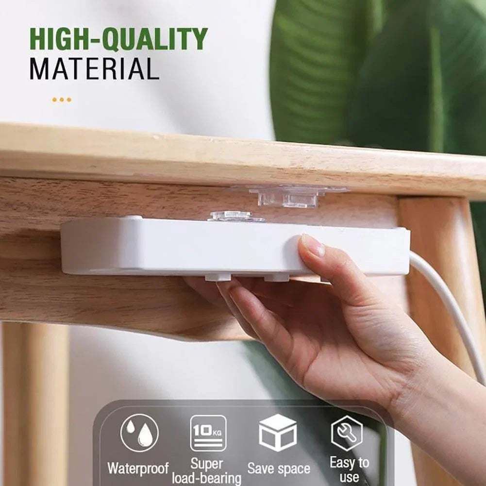 10/20 Pairs Strong Sticky Hung Double Sided Patch Hook Buckle Transparent Adhesive Wall Hooks Cup Sucker