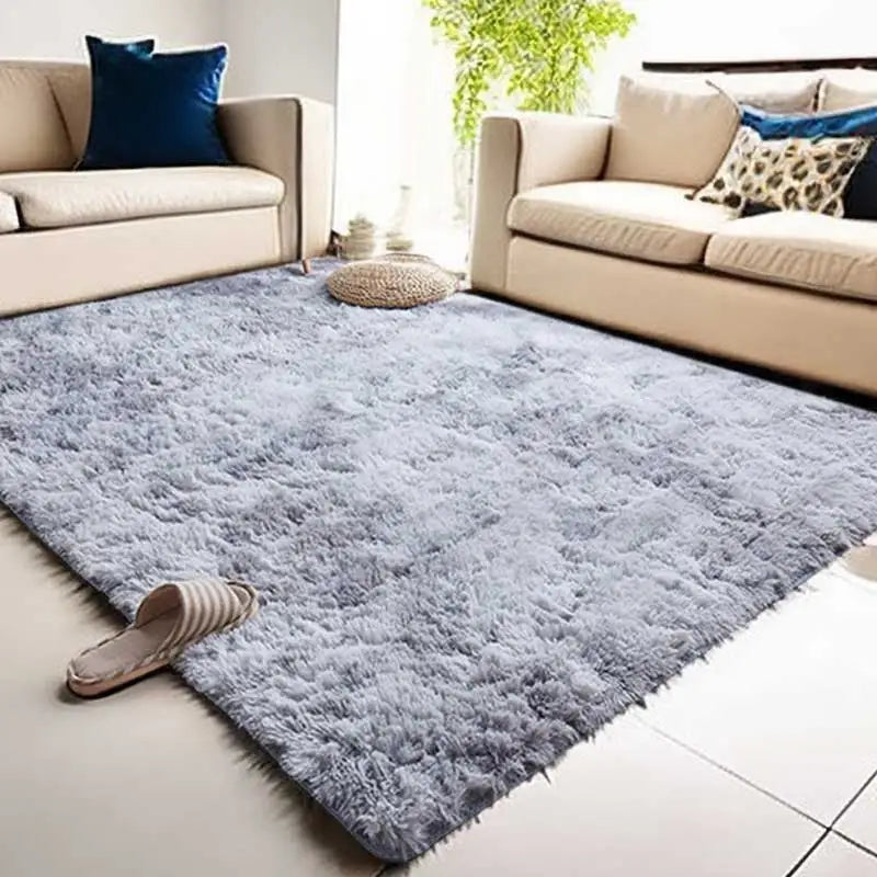 Fluffy  Carpet Living Room Plush Lounge Rug in The Bedroom Floor Mat Soft Velvet Carpets For Children Kids Decoration  ﻿