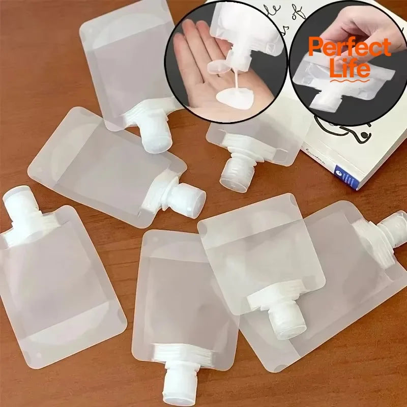10cs 30/50/100ML Thickened Travel Subpackage Cosmetic Lotion Shower Gel Shampoo Portable Facial Cleanser