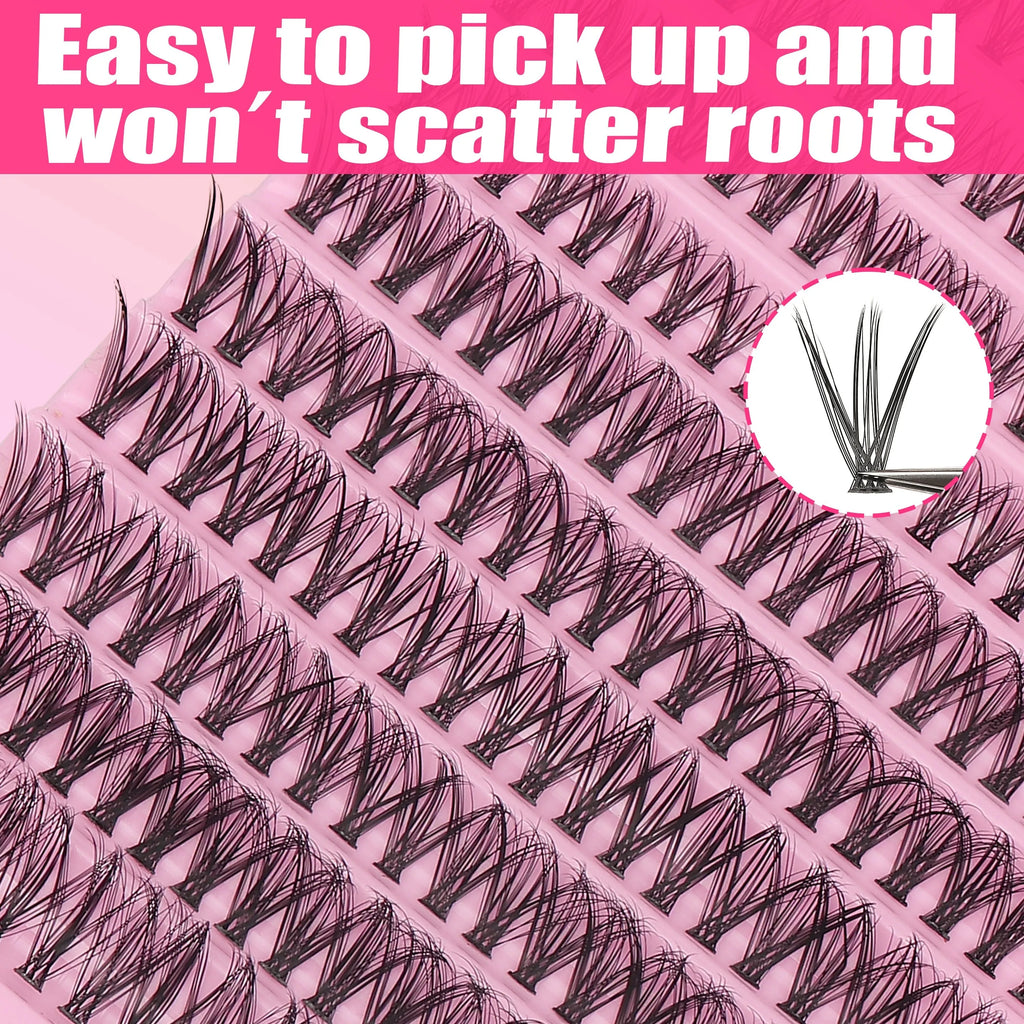 200pcs 30D Cluster False Eyelashes Set | DIY Eyelash Extensions