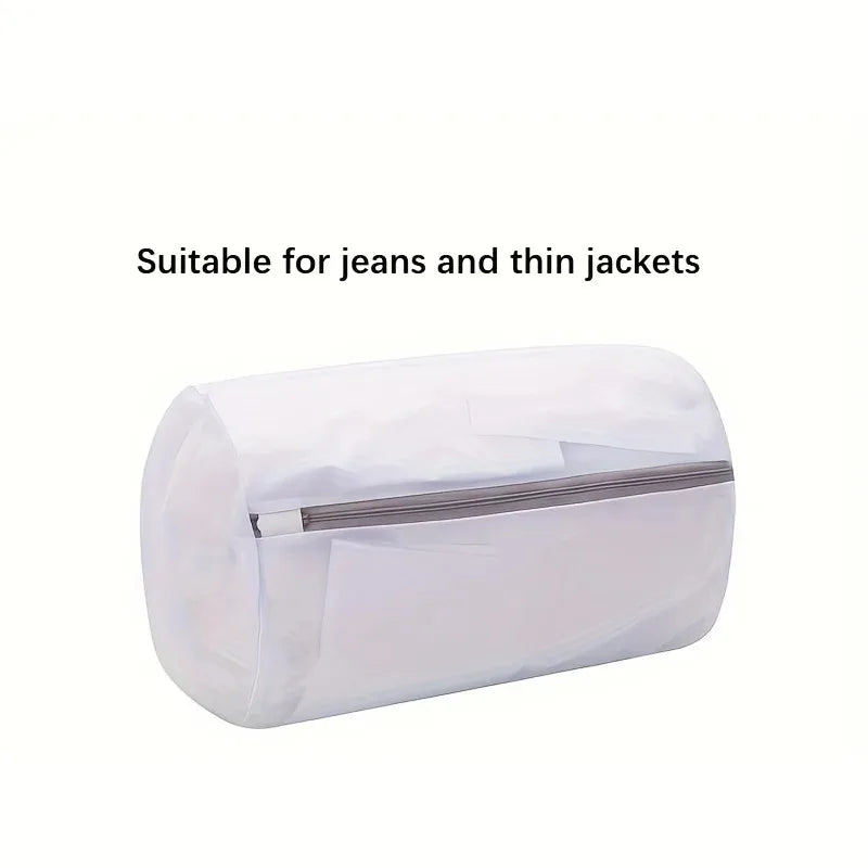 1/2pcs Versatile Shoe Washing Bag Durable Mesh Laundry Bag for Sneakers Running Shoes Socks Bras with Zipper Closure